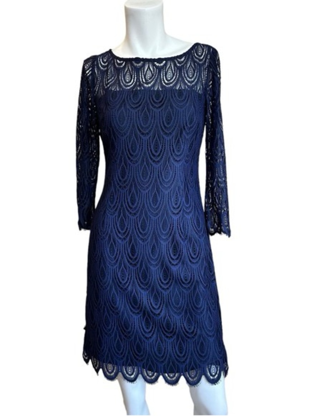 Lily Pulitzer Navy Lace cocktail dress